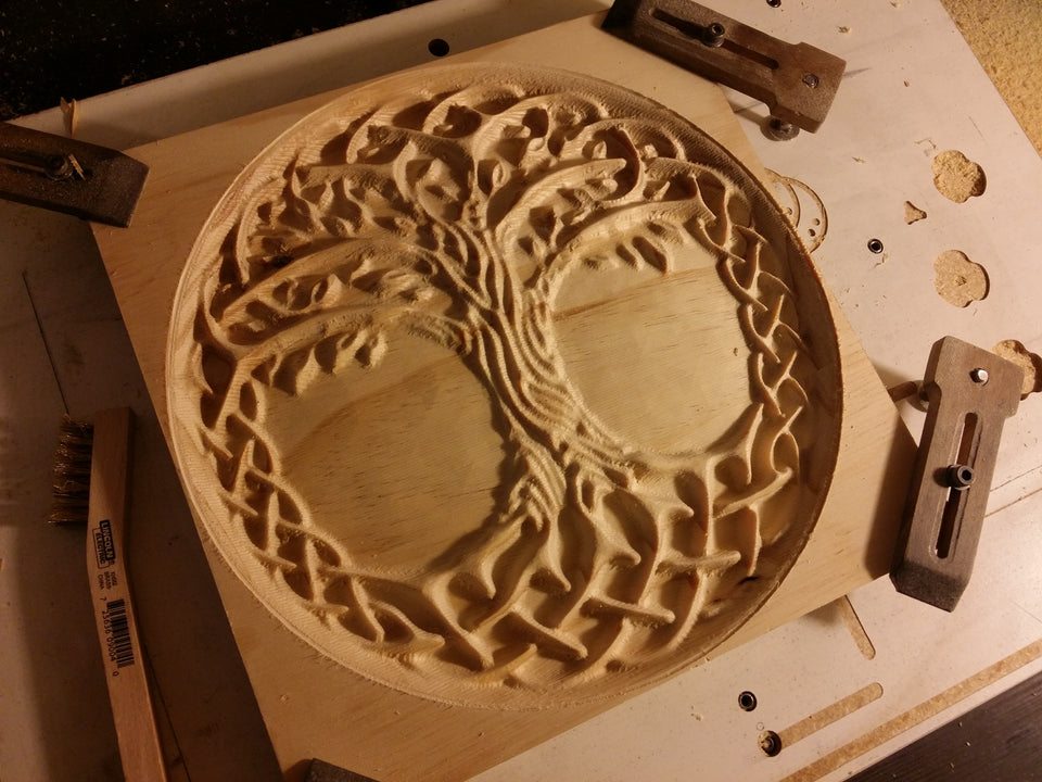 Tree Of Life CNC Relief Carving